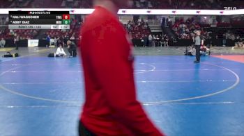 130 lbs Quarterfinal - Kali Waggoner, Tri-Valley vs Abby Diaz, Middleton