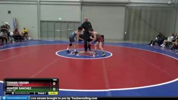 100 lbs Round 3 (8 Team) - Tanner Crosby, Washington vs Hunter Sanchez, Utah