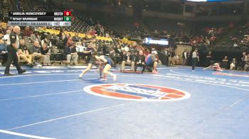 120 Class 2 lbs Cons. Round 3 - Ryah Wurman, Marquette vs Amelia Huncovsky, Northwest