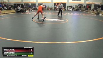 165 lbs Quarterfinal - Rigley Koch, Prairie, Cedar Rapids vs Dreni Zeneli, Cedar Rapids Jefferson