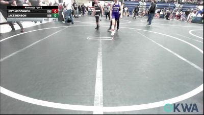100 lbs Consi Of 4 - Jett McConnell, Chickasha Youth Wrestling vs Jace Henson, Team Nomad
