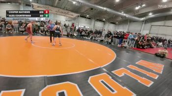 132 lbs Quarterfinal - Cooper Mathews, Cherokee Trail vs Aleq Countryman, Air Academy