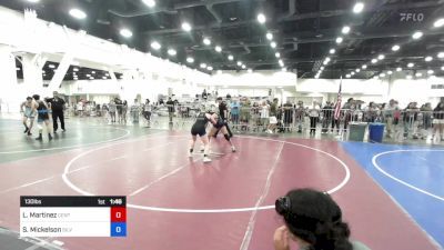 130 lbs Rr Rnd 1 - Leona Martinez, Central Catholic WC vs Sienna Mickelson, Silverback WC
