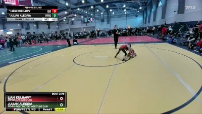 49 lbs Cons. Semi - Liam Kulhawy, Empire Elite Wrestling vs Julian Alegria, Fitness Fight Factory Wrestling Club