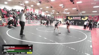 125 lbs Cons. Round 6 - Samera Mejia, Oak Hills vs Ava Ebrahimi, Poway