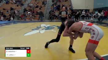 120 lbs Cons. Semi - Forester Lofton, New Prague vs Brady Valentine, Crass Trained