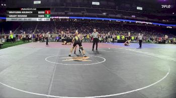 D1-157 lbs Semifinal - Braylenn Aulbach, Rockford HS vs Grady Rousse, Traverse City Central HS