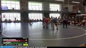 195 lbs Semis & 3rd Wb (16 Team) - Martin Gutierrez, Next Generation Frisco Bombers vs Eli Brown, Storm Center