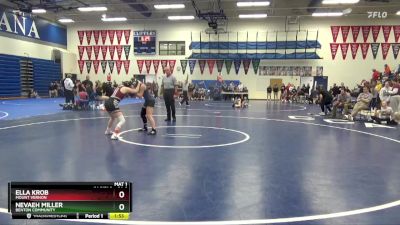 JV-6 lbs Round 2 - Ella Krob, Mount Vernon vs Nevaeh Miller, Benton Community