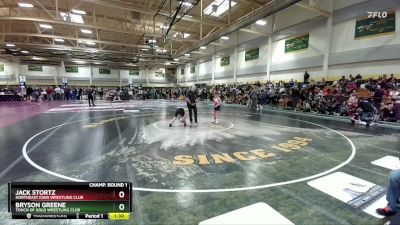 65 lbs Champ. Round 1 - Jack Stortz, Northeast Iowa Wrestling Club vs Bryson Greene, Touch Of Gold Wrestling Club