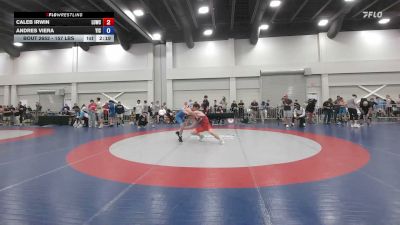157 lbs Cons. Sub-quarters - Caleb Irwin, Level Up Wrestling Center vs Andres Viera, Youth Impact Center