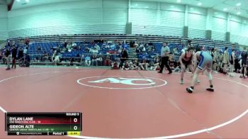 125 lbs Round 5 (6 Team) - Gideon Alte, Center Grove Wrestling Club vs Dylan Lane, HSE Wrestling Club