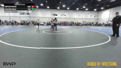 80 lbs Quarterfinal - Kepler Wicks, POWA 12U vs Masten Felix, Team Dash 12U