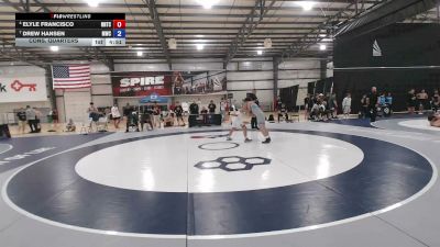 60 lbs Cons. Quarters - Elyle Francisco, NMU-National Training Center vs Drew Hansen, Michigan Wrestling Club