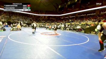 106 Class 2 lbs 5th Place Match - Jason Schutter, Kirksville vs Kale Martin, Oak Grove