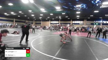 120 lbs Round Of 64 - Michael Lininger, Scottsdale WC vs Marcus Aleman, All In Wr Acd