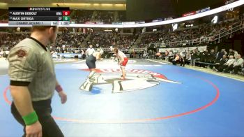 II-285 lbs Champ. Round 1 - Austin Debolt, Newark Valley vs Max Ortega, Carle Place