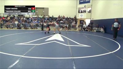 Semifinal - Kody Whited, UTAH TECH Men vs Mathias Collins, Menlo College Transition Men