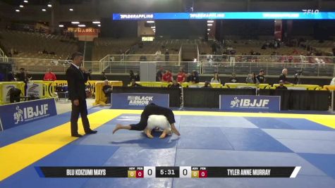 Tyler Anne Murray vs Blu Koizumi Mays 2025 Pan Jiu Jitsu IBJJF Championship
