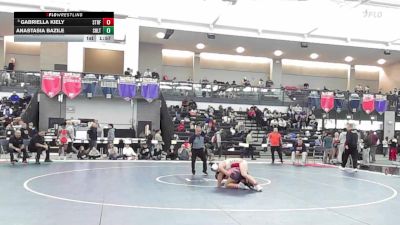 145 lbs Semifinal - Gabriella Kiely, Stratford vs Anastasia Bazile, Shelton