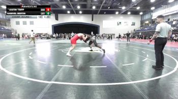 285 lbs Champ. Round 1 - Justin Tripp, Southern Oregon vs Samuel Bertin, Campbellsville (Ky.)