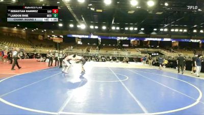 190 lbs Champ. Round 1 - Landon Rhie, Mill Creek vs Sebastian Ramirez, Cardinal Gibbons