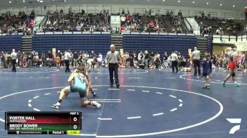 107 lbs Semifinal - Porter Hall, Montgomery vs Brody Bower, Ride Out Wrestling Club