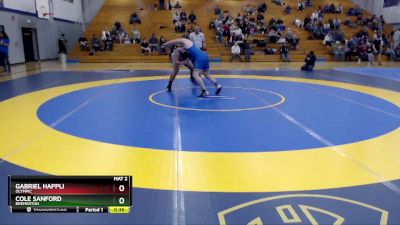 182 lbs Cons. Round 3 - Cole Sanford, Bremerton vs Gabriel Happli, Olympic