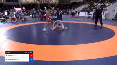 60 kg Consolation - KeVon Powell, Louisiana vs King Sandoval, Bandits Wrestling Club