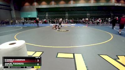 138 lbs Cons. Round 3 - Samuel Fukomoto, River Valley vs D`angelo Cardenas, Silver Creek