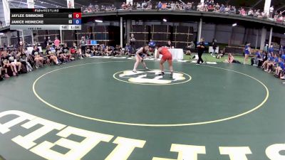 155 lbs Jaylee Simmons, Oklahoma vs Janice Heinecke, Kansas