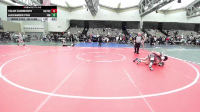 96-I lbs Consolation - Talon Summonte, High Pace Wrestling Club vs Alexander Poh, Vougar Honor Wrestling