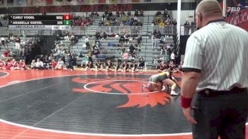 130 lbs 2nd Place Match - Arabella Varvel, Southeast Polk vs Carly Vogel, Western Dubuque