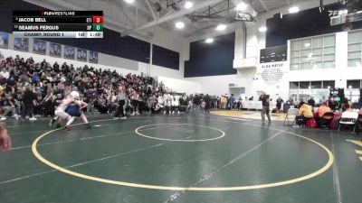 150 lbs Champ. Round 1 - Seamus Fergus, Dos Pueblos vs Jacob Bell, Etiwanda