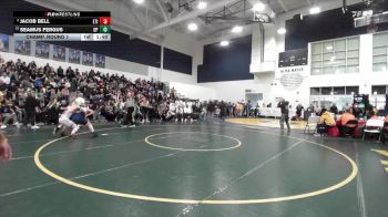 150 lbs Champ. Round 1 - Seamus Fergus, Dos Pueblos vs Jacob Bell, Etiwanda