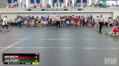 105 lbs Round 1 (6 Team) - Jack Proctor, West Forsyth WC vs Luke Richards, U2 Upstate Uprising