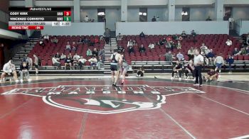 184 lbs Round Of 16 - Cody Kirk, Davidson vs Vincenzo Corvetto, Noke Wrestling RTC