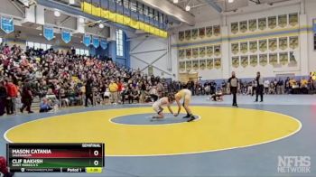 106 lbs Semifinal - Mason Catania, Salesianum vs Clif Bakhsh, Saint Marks H S