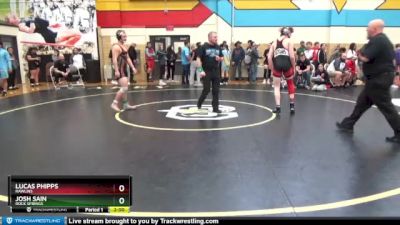 157 lbs Prelim - Josh Sain, Rock Springs vs Lucas Phipps, Rawlins