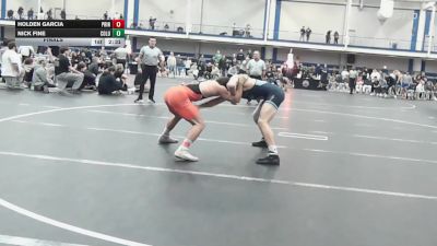 174 lbs Final - Holden Garcia, Princeton vs Nick Fine, Columbia