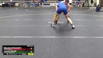 215 lbs Quarterfinal - William Applegarth, Good Counsel vs Chance Miller, Loyola-Blakefield