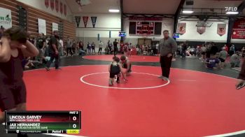 Round 5 - Lincoln Garvey, New London Tiger Cubs vs Jax Hernandez, West Burlington Notre Dame