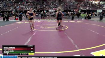 107 lbs Cons. Round 5 - Layla Smith, Hanford vs Kiera Hersel, Rocky Mountain