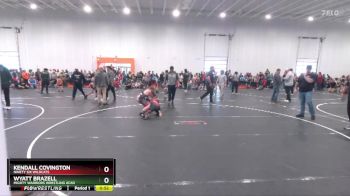 Quarterfinal - Kendall Covington, Ninety Six Wildcats vs Wyatt Brazell, Mighty Warriors Wrestling Acad