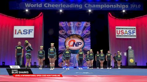 Sharks - Blue Sharks [2025 L6 International Open Coed Non Tumbling Finals] 2025 The Cheerleading Worlds