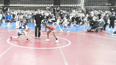 55 kg Rr Rnd 3 - Xzonnah Hawkins, NewWhale Purple - Girls vs Emmaline Phillips, Triumph Trained - Girls