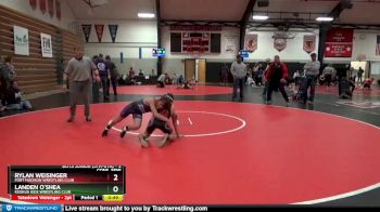 3 lbs Cons. Semi - Rylan Weisinger, Fort Madison Wrestling Club vs Landen O`Shea, Keokuk Kids Wrestling Club