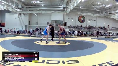 175 lbs Round 2 - Michael Feeney, Columbus Wrestling Club vs Anthony Kroninger, Beast Mode Wrestling