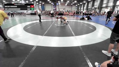 152 lbs Rr Rnd 1 - Micah Krieger, Faith & Fellowship Wrestling Club vs Ian Longenberger, Blue Wave