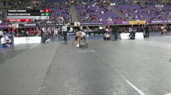 165 lbs Placement Matches (16 Team) - Tanner Gerber, Wisconsin-La Crosse vs Braylon Griffiths, Loras